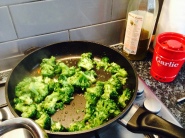 Orecchiette con i broccoli, broccoli ripassati in padella
